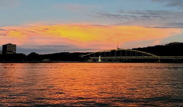 Pittsburgh Bridge at Sunset